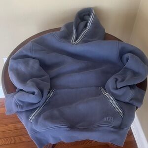 UGG Men's Slate Blue Crewneck Fleece Pullover